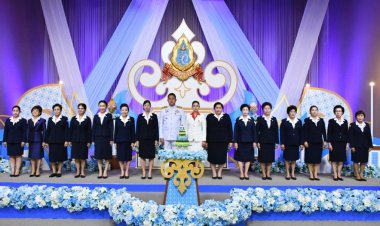 ผู้ว่าฯชลบุรี นำส่วนราชการร่วมบันทึกเทปถวายพระพรชัยมงคล พระบรมราชชนนีพันปีหลวง