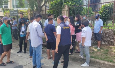 ชาวบ้านเมืองสมุทรปราการโวยเดือดร้อนหนักถูกนิตินำแบริเออร์มาปิดกั้นบริเวณป้อมยามทำให้ไม่สามารถสัญจรได้