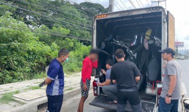 ตำรวจตรวจสกัดรวบแก๊งลักจยย.ตามใบสั่งนายทุนอุบลราชธานีส่งขายประเทศเพื่อนบ้าน