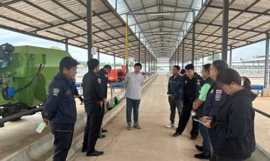 "พ่อเลี้ยงหล้า"   CEO แม่สอดฟรีโซน  ต้อนรับรองอธิบดีกรมปศุสัตว์ ตรวจเยี่ยมคอกกักกันสัตว์ บริษัทแกรนด์ตาสะหลี