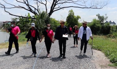 เทศบาลเมืองบางแก้วเปิดสวนยลโฉมตามหลักปรัชญาเศรษกิจพอเพียง เกษตรทฤษฎีใหม่ตามศาสตร์พระราชา