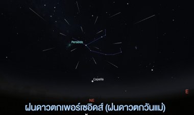 ชมปรากฏการณ์ดาราศาสตร์ฝนดาวตกวันแม่ คืนวันแม่ 12 สิงหาคม จนถึงรุ่งเช้าวันที่ 13 สิงหาคม 2562