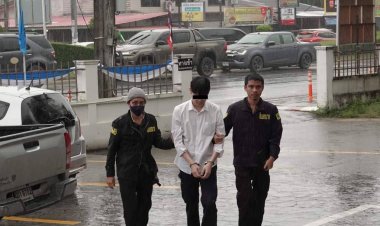 ตำรวจบุกรวบ"ออย ตลาดเหนือ"หัวโจกรรวมบัญชีม้า แอปกรมที่ดิน ภูเก็ต