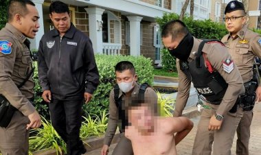 สลด!สาวรัสเซียดิ่งคอนโดฯ 7 ชั้นดับสยอง นำผัวเมาเค้นสอบปมฆาตกรรม