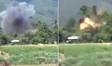 ปะทะเดือด!เครื่องบินรบเมียนมา 2 ลำ ทิ้งระเบิดถล่ม ทหารกะเหรี่ยงคะยาเจ็บตายเกลื่อน