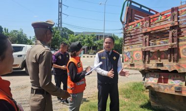 คปภ.ลงพื้นที่ช่วยเหลือด้านประกันภัย"รถกระบะตู้ทึบชนอีแต๋น"ดับ 5 ศพ เจ็บ 2 ที่ชัยภูมิ