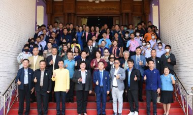 วช. ร่วม ส.กีฬาเครื่องบินจำลองและวิทยุบังคับลุยถ่ายทอดความรู้เทคโนโลยีโดรนแปรอักษรให้แก่เยาวชนจังหวัดนครพนม