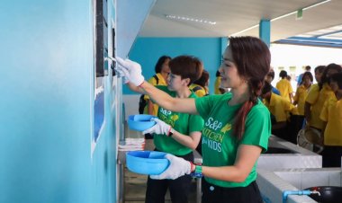 S&P นำทีมผู้บริหาร-พนง.ลงพื้นที่พัฒนาและปรับโรงครัวอาหารมอบโรงเรียนราชประชานุเคราะห์ 43 สงขลา