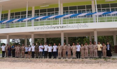 ผู้ว่าฯศรีสะเกษเปิดโครงการมินิธัญญารักษ์โพธิ์ศรีสุวรรณ บำบัดรักษาและฟื้นฟูสมรรถภาพผู้ติดยาและสารเสพติด