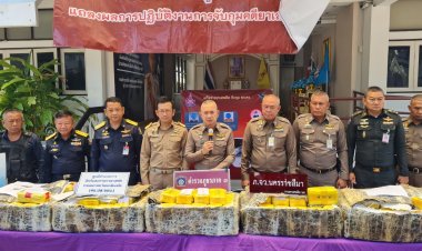 ตำรวจภูธรภาค 3 จับกุมเครือข่ายยาบ้ารายใหญ่ยึดของกลาง 2 ล้านเม็ดลักลอบขนลำเลียงเข้ากทม.