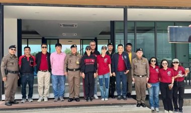 “พ่อเลี้ยงหล้า”  CEO แม่สอด ฟรีโซน   ต้อนรับ “บิ๊กอ้อ”  ผบช.ภ.6.และมาดามนุ้ย   เยี่ยมชมดูงาน ท่าข้าม 18 ริมแม่น้ำเมย