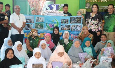 ปันบุญสุขใจ นราอาสาพาทำดี ร่วม บริษัทเอสวี นราฯ มอบถุงยังชีพ สู่ผู้สูงอายุไทยพุทธ- มุสลิม