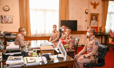 ผบ.โรงเรียนนายเรือ ให้โอวาทนักเรียนนายเรือ ก่อนเดินทางเข้าร่วมการฝึกปฏิบัติ ในทะเลกับกองทัพเรือจีน