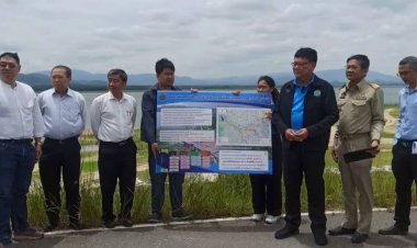 กรมชลประทานลงพื้นที่ลุยปรับปรุงระบบชลประทานทับเสลาเพิ่มศักยภาพบริหารจัดการแก้วิกฤติภัยแล้ง