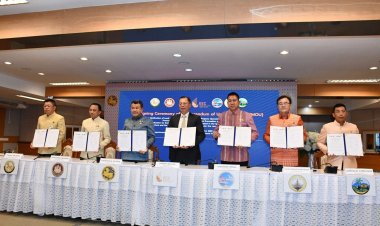 ปลัดมท.ประธานในพิธีลงนาม"เอ็มโอยู"โครงการส่งเสริมเศรษฐกิจในเขตพัฒนาพิเศษภาคตะวันออก(อีอีซี)