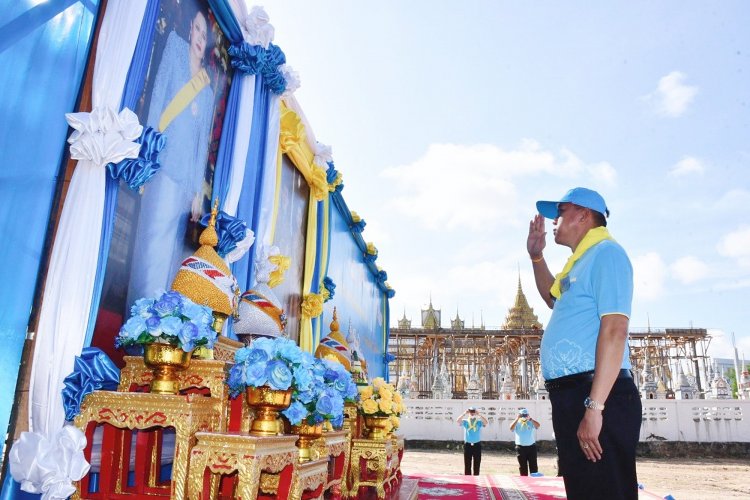 ผู้ว่าฯชลบุรี นำจิตอาสาพัฒนาปรับปรุงภูมิทัศน์ อ่างเก็บน้ำชากนอก เฉลิมพระเกียรติ "พระพันปีหลวง"