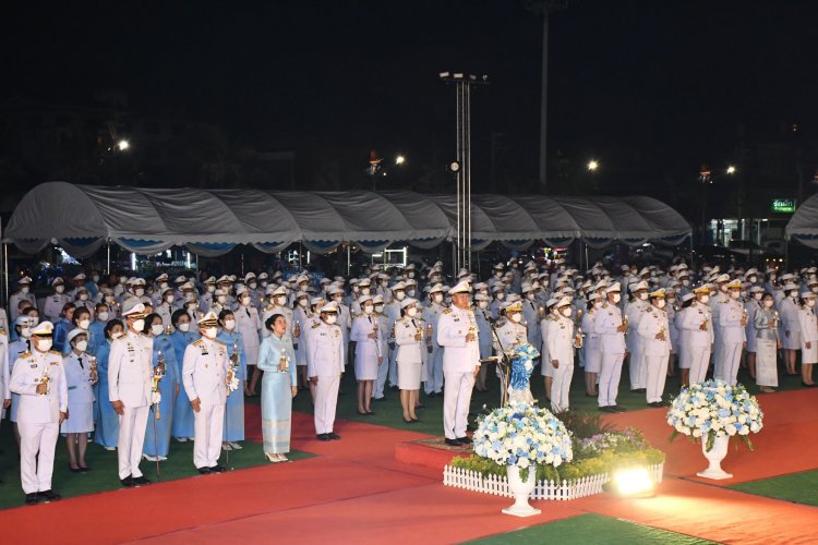 ผู้ว่าฯชลบุรีฯนำจุดเทียนถวายพระพรชัยมงคล วันเฉลิมพระชนมพรรษาสมเด็จพระพันปีหลวง