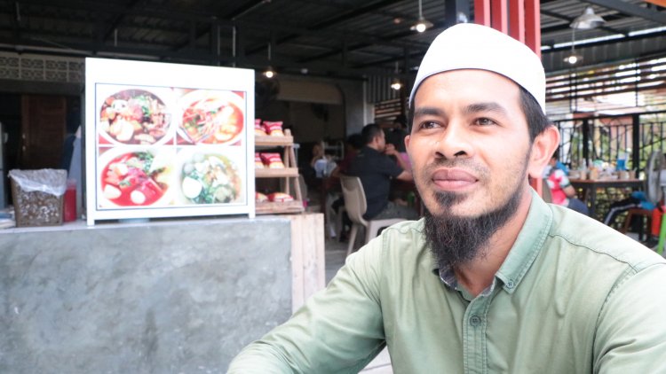 เด็ดสุด!!!ก๋วยเตี๋ยว สองแผ่นดิน "Seasun"สูตรเด็ดเข้มข้นอร่อยกลมกล่อมแห่งเดียวชายแดนใต้ @ นราธิวาส