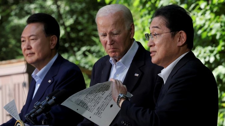"ไบเดน"ปธน.สหรัฐฯถกไตรภาคีกับผู้นำญี่ปุ่น-เกาหลีใต้ ครั้งแรก ยกระดับความสัมพันธ์ทุกด้านทุกมิติ