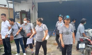 อสม.ชุมชนมณีไพรสณฑ์รณรงค์ทำลายแหล่งเพาะธุ์ยุงลายป้องกันไข้เลือดออกหน้าฝน