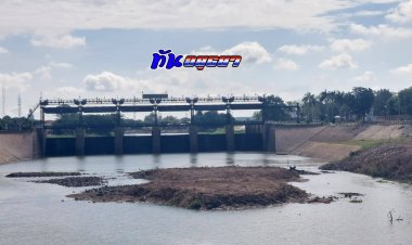 วิกฤติภัยแล้งคุกคามรุนแรงสันดอนตะกอนทรายขนาดครึ่งไร่โผล่กลางแม่น้ำป่าสัก