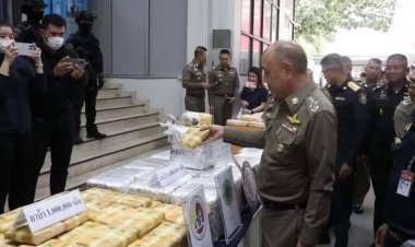 ตำรวจปราบปรามยาเสพติด แถลงผลทลาย 13 เครือข่ายค้ายาเสพติด ยึดของกลางล็อตมหึมา