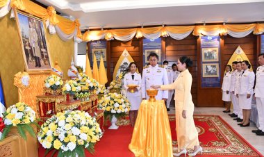 จังหวัดชลบุรีจัดพิธีพระราชทาน “พระพลังแผ่นดิน”เป็นขวัญและกำลังใจในปฏิบัติหน้าที่