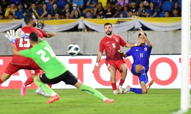 "ธีรศิลป์"ฮีโร่โขกชัย "ช้างศึก"เฉือน"เลบานอน" เข้าชิงคิงส์คัพ 2023 ลุ้นแชมป์สมัย 16