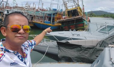 ตำรวจน้ำนราฯจับเรือประมงเวียดนาม 1 ลำ พร้อมลูกเรือ 5 คนรุกล้ำเข้ามาทำการประมงในน่านน้ำไทย