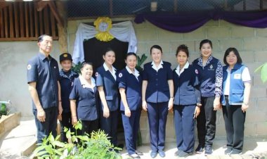 เหล่ากาชาดแม่ฮ่องสอนร่วมพิธีมอบบ้าน"โครงการก่องสร้าง-ปรับปรุงซ่อมแซมบ้าน"ให้แก่ผู้ยากไร้