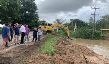 ทำทันที!"เอกราช"สส.ขอนแก่น ภูมิใจไทย เร่งระดมทุกหน่วยงานซ่อมแซมถนนถูกน้ำกัดเซาะขาด ปิดทางเข้าหมู่บ้าน