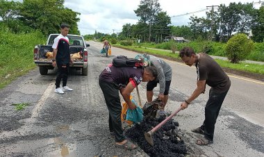 ชาวกบินทร์บุรีร้องหน่วยงานเกี่ยวข้องเร่งซ่อมแซมถนนทั้งสาย 33 เก่า –ตัดใหม่ พังชำรุดหวั่งเกิดอันตรายผู้สัญจรไปมา