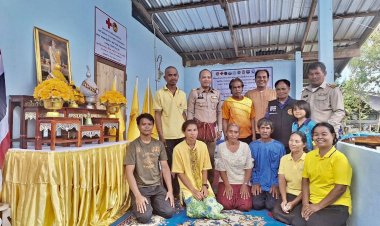 "พรชัย"นายอำเภอขุนหาญ นำทุกภาคส่วนร่วมมอบบ้านแก่ผู้ยากไร้ราษฎร์บ้านตานวน