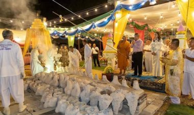 “พ่อเลี้ยงหล้า”ร่วมงานเททองหล่อองค์สมเด็จพระมหาจักรพรรดิ์