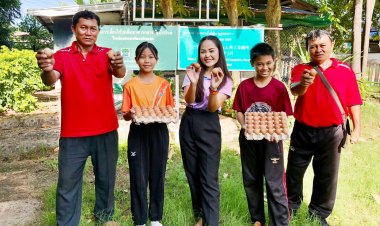 “โครงการเลี้ยงไก่ไข่เพื่ออาหารกลางวันนักเรียน” เดินหน้าหนุน รร.ประชาพัฒนาบ้านแฮด จ.ขอนแก่น