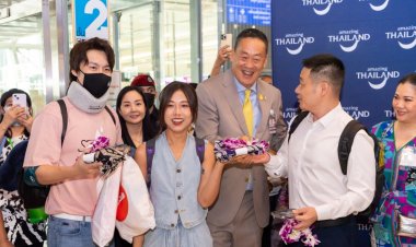 นายกฯ"เศรษฐา"ต้อนรับน ทท.จีน-คาซัคสถาน เปิดฟรีวีซ่าไฟลต์แรก