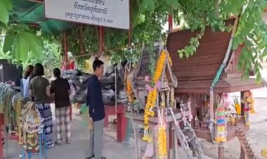 ขอก่อนได้เปรียบ!คอหวยแห่ขอเลขเด็ดเจ้าแม่ตะเคียนลุ้นโชคลาภ