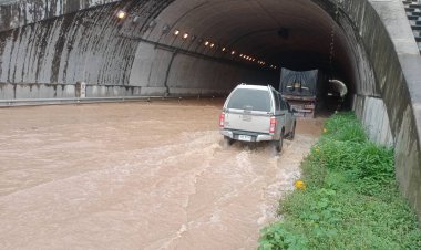 น้ำป่าทะลักท่วมอุโมงค์สั่งปิดถนนสาย 304 เชื่อมภาคอิสาน-ตะวันออก