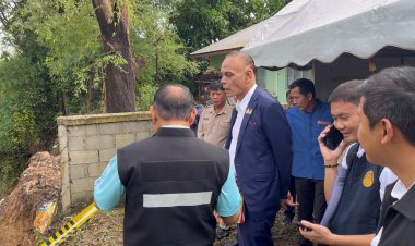 "ชาดา"ลุยตรวจตลิ่งพังที่ขอนแก่น สั่งกรมโยธา-ปภ.แก้ปัญหาเร่งด่วน