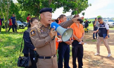 ตำรวจ-นอภ.เมืองพิจิตรสนธิกำลังปิดล้อมบึงสีไฟล่าแก๊งขนยาบ้าหนีจับกุม
