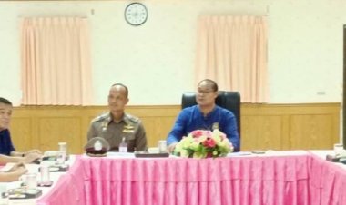 อำเภอน้ำเกลี้ยงเตรียมพร้อมต้องรับรมว.ยุติธรรมลงพื้นที่ปฎิบัติภารกิจ