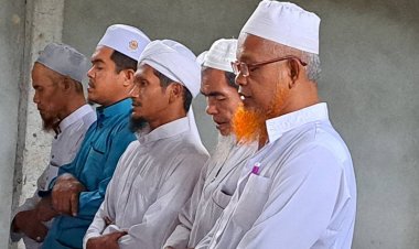 ปชช.ชายแดนใต้ร่วมละหมาดขอพรเกิดความสงบในปาเลสไตน์