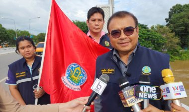 ชลประทานพิจิตรปักธงแดงเตือนแม่น้ำยม-แม่น้ำน่านเพิ่มระดับสูงคนลุ่มต่ำอพยพด่วน