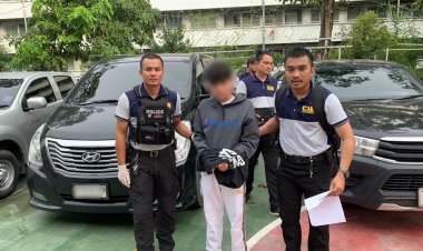 รวบหนุ่ม 19 ยิงอริกลางปั๊มน้ำมันพลาดถูกสาวบาดเจ็บ