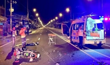 ผช.ผญบ.เมาซิ่งเก๋งเลี้ยวตัดหน้าจยย.พุ่งชนเจ็บสาหัส