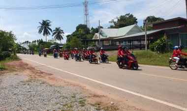 ยกย่อง!แก๊ง จยย.สายบุญ “2Tปราจีนบุรี”เดินสายช่วยสมาชิกครอบครัวป่วยมะเร็ง