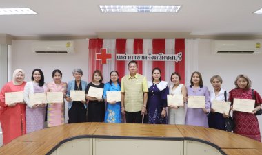 ยามทุกข์เดือดร้อน เหล่ากาชาดชลบุรี ไม่ทิ้งกันพร้อมช่วยเหลือ