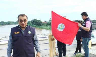 พิจิตรยังระทมชลประทานปักธงแดงแม่น้ำยมเอ่อล้นตลิ่งท่วมบ้านเรือนที่ลุ่มต่ำ