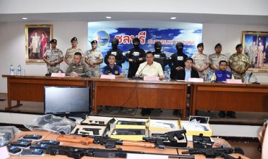 ชลบุรีลุยทลายร้านบีบีกันบ้านบึงยึดของกลางเพียบ