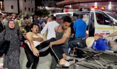 โลกสลด!โจมตีรพ.กาซ่ดับกว่า 500 ศพ อิสราเอลอ้างฮามาสยิงพลาด